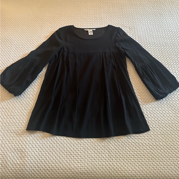 DIANE vonFURSTENBERG Silk Flutter Blouse - Picture 2 of 3